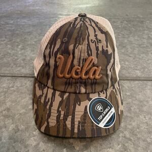 NWT UCLA Bruins Mossy Oak Camo Snapback Hat Top of the World Green Brown NCAA